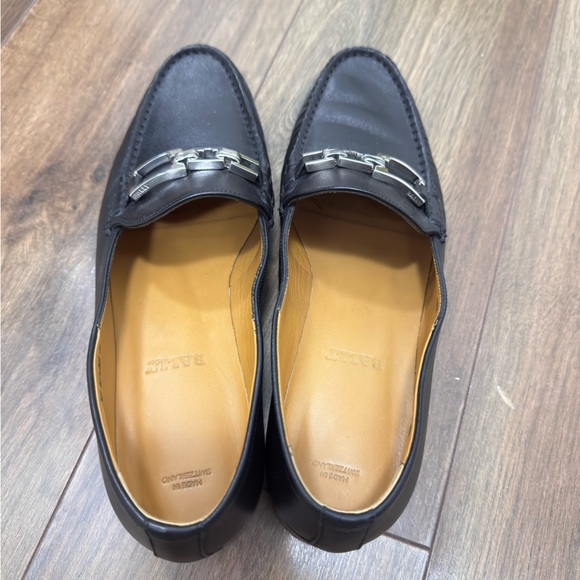 Bally Black Leather Bit Loafers with Silver Hardware women’s US 6.5 - Picture 2 of 8